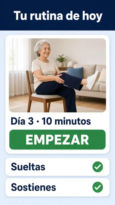 Pantalla: Tu rutina de hoy