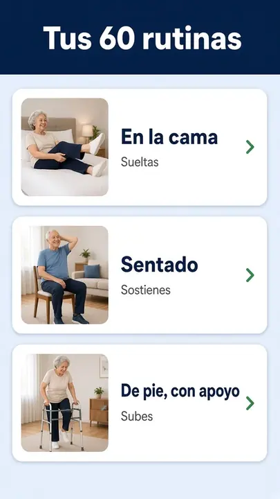 Pantalla: Tus 60 ejercicios